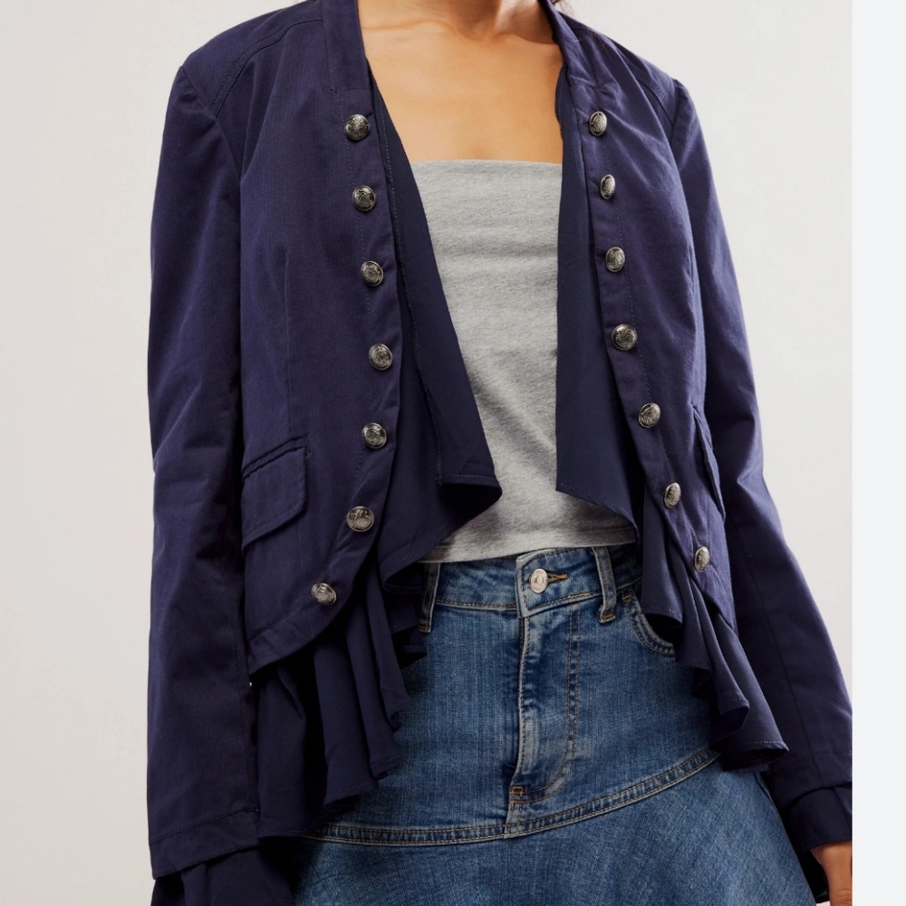 Free People Ruffles Romance Jacket - Picture 3 of 6